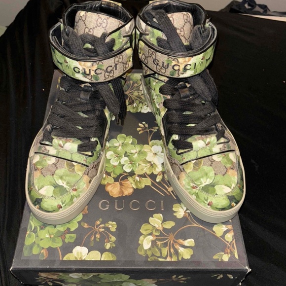 Gucci GG Supreme High 'Blooms Print' - Picture 1 of 2